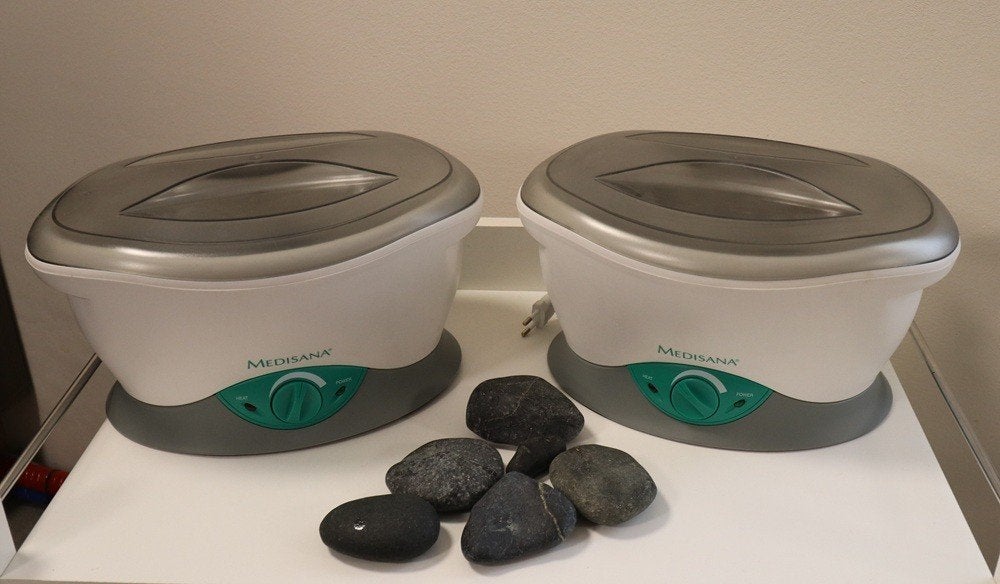 Kit de massage aux pierres chaudes Medisana Wellness-Steine, Enlèvement, Comme neuf, Pierres chaudes