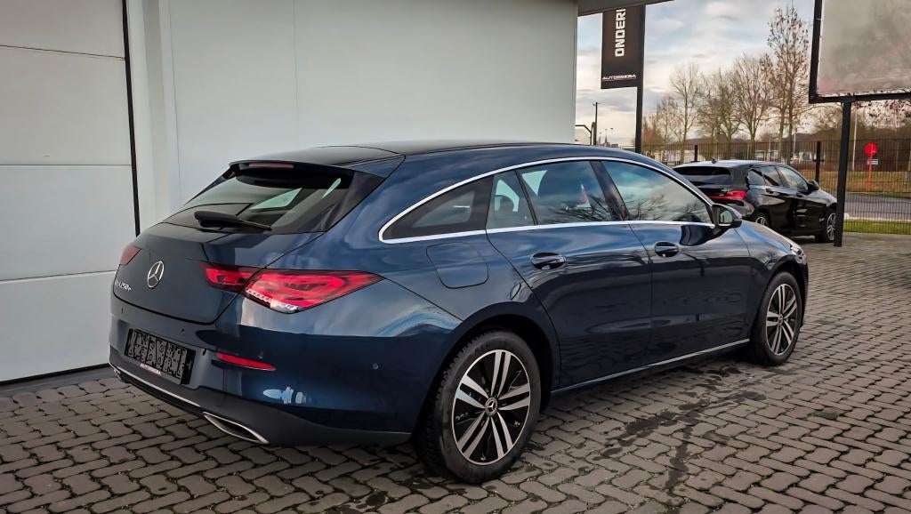 Mercedes CLA 250e Shooting Brake 8G-DCT (Plug-in) *43570km*, Auto's, Mercedes-Benz, CLA, Blauw, Leder, 5 deurs