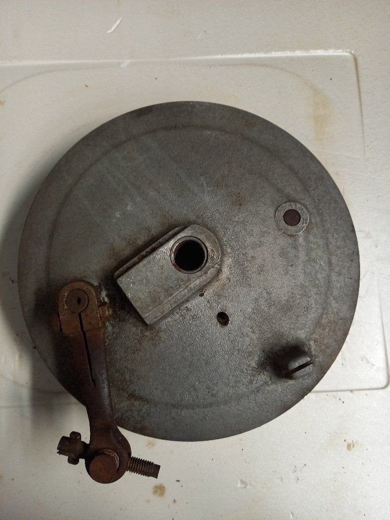 Plaque de fixation, d'ancrage de frein avant pour BMW R25, Motos, Enlèvement ou Envoi