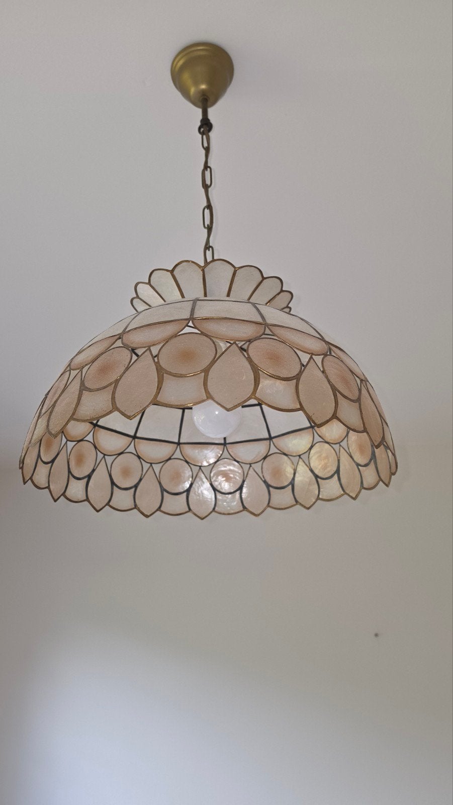 Decoratieve hanglamp, Ophalen