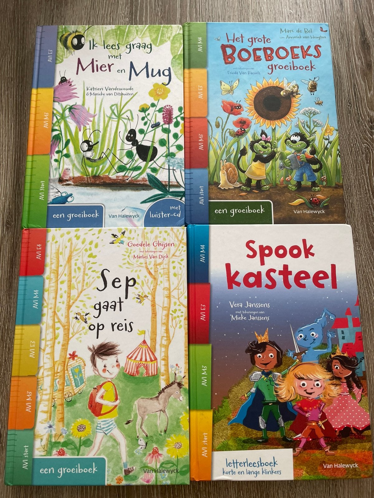 4 AVI groeiboeken, Enlèvement, Utilisé