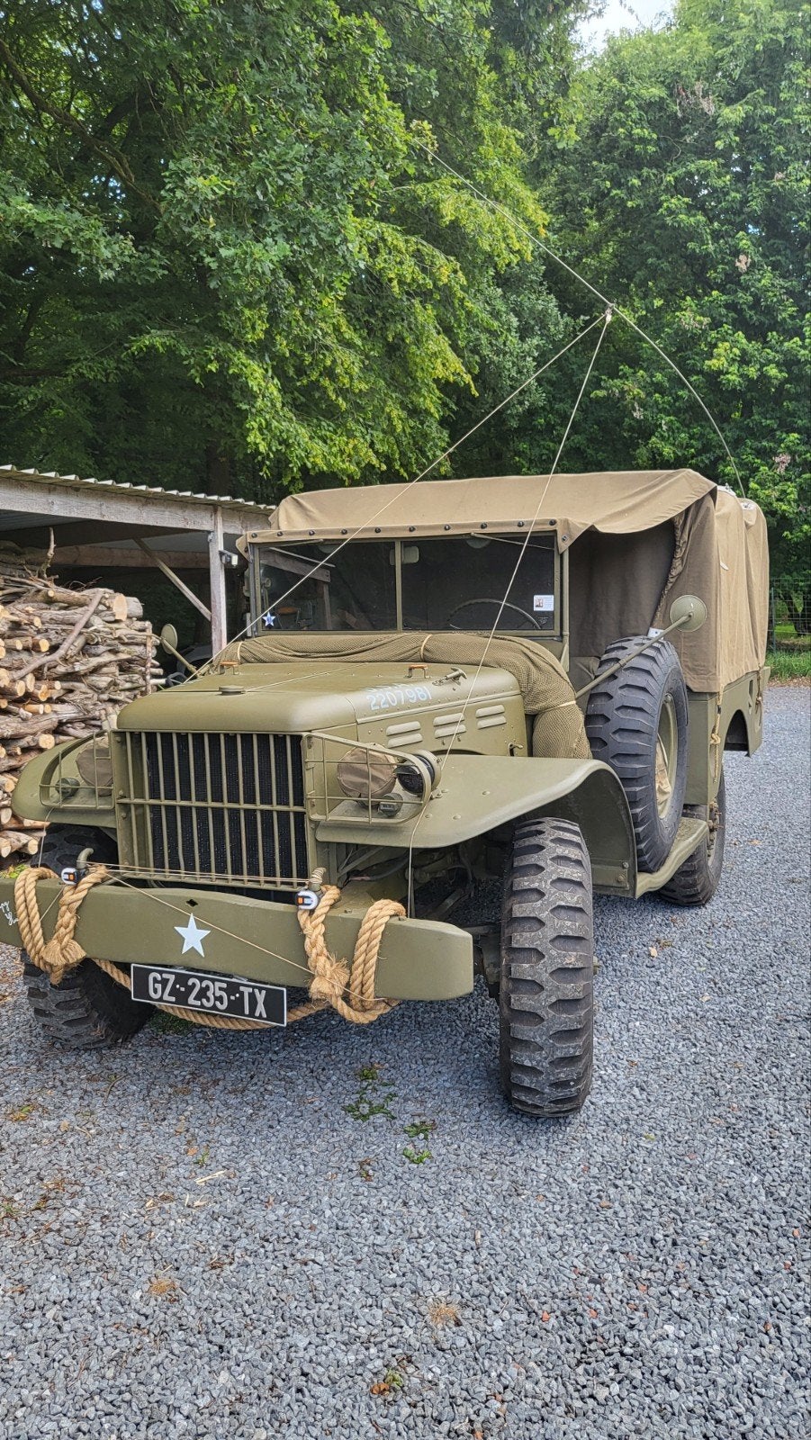 A vendre Dodge WC 51, Auto's, Particulier, Te koop, Dodge