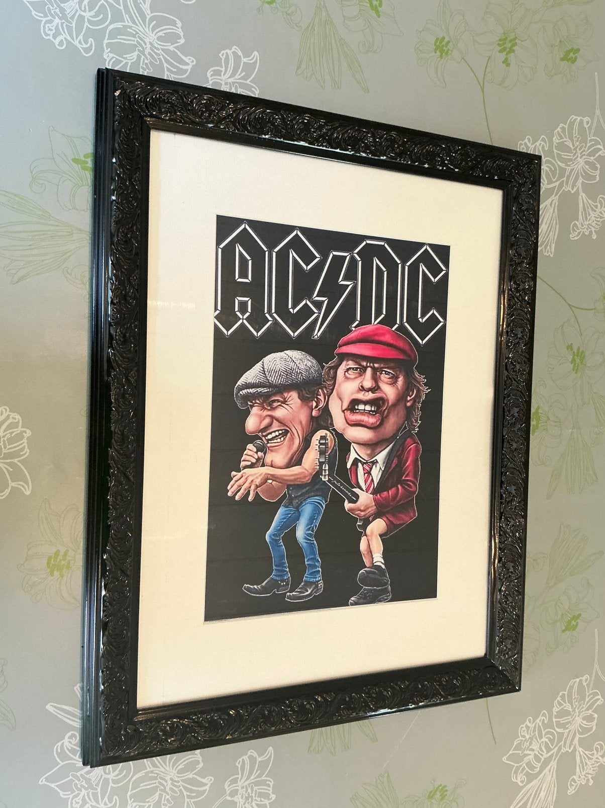 Cadre décoratif AC/DC., Collections, Enlèvement ou Envoi, Comme neuf