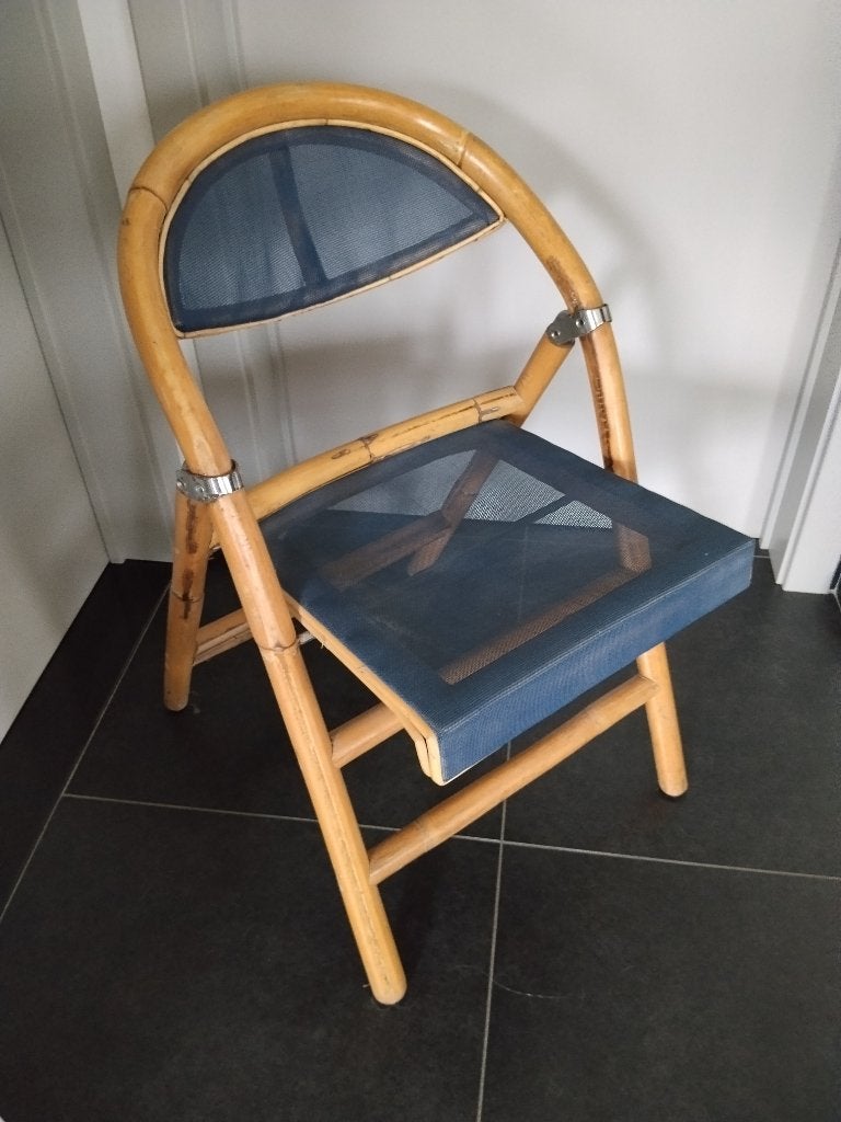 Bamboe stoel, Ophalen, Zo goed als nieuw