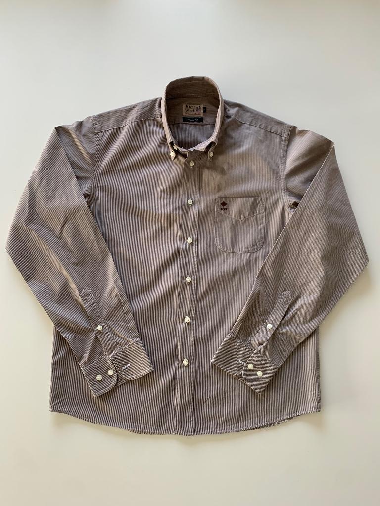 Gestreept hemd Riverwoods, tight fit, maat M, Vêtements | Hommes, Chemises, Enlèvement ou Envoi, Neuf, River woods