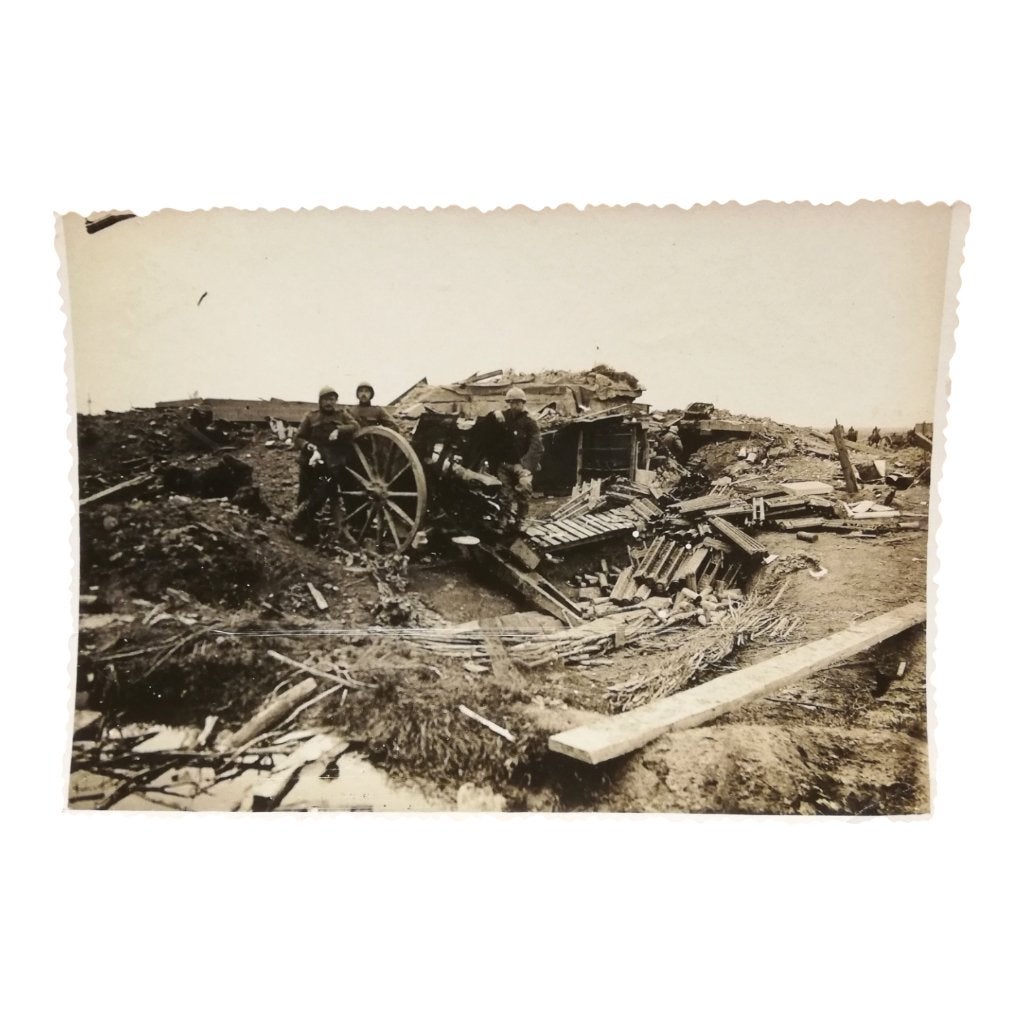 Photo de presse belge — Artillerie allemande capturée, Envoi, Armée de terre, Photo ou Poster