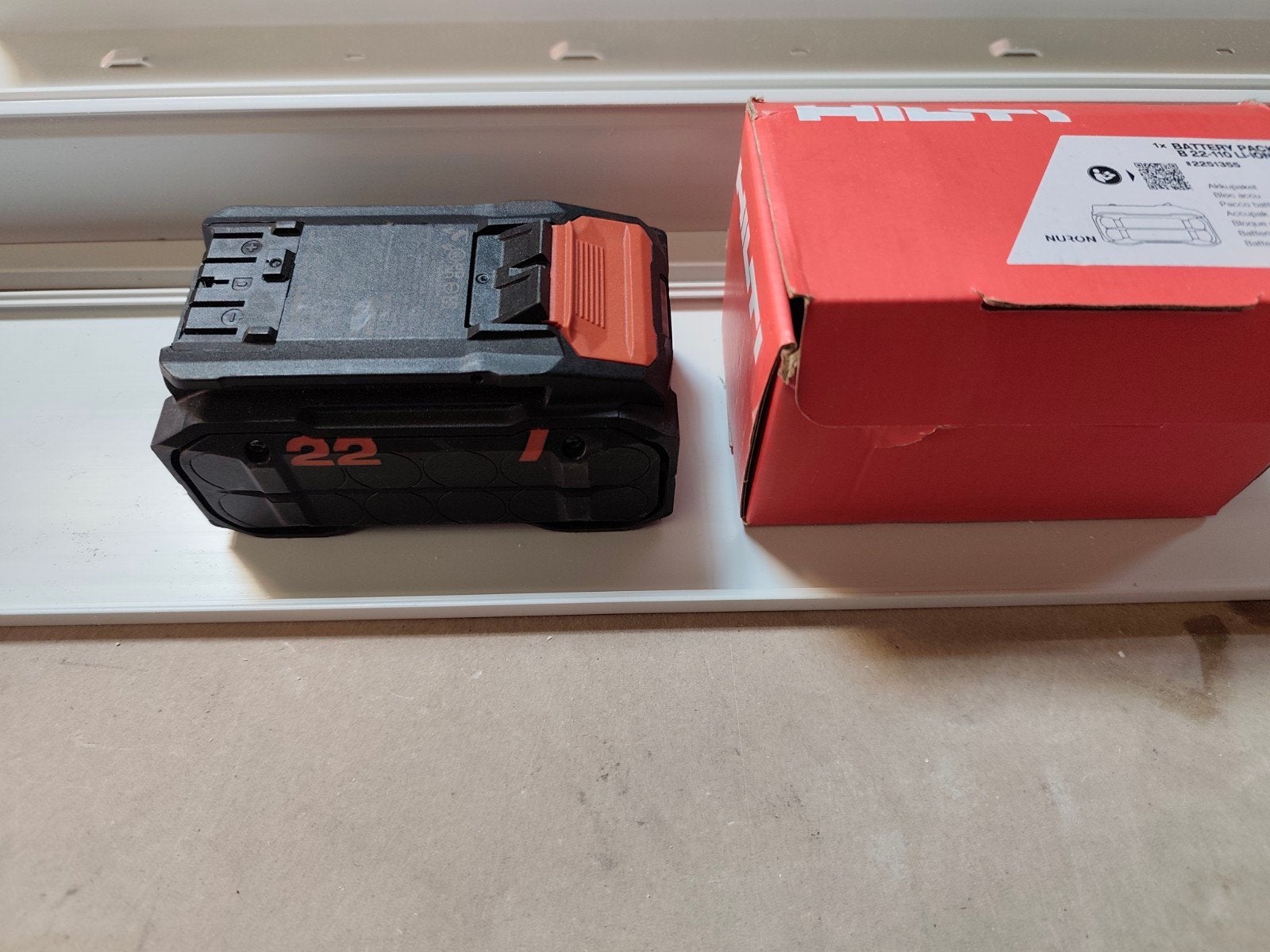 Batteries Hilti Nuron B22-110 (5,2 Ah) neuves., Bricolage & Construction, Enlèvement