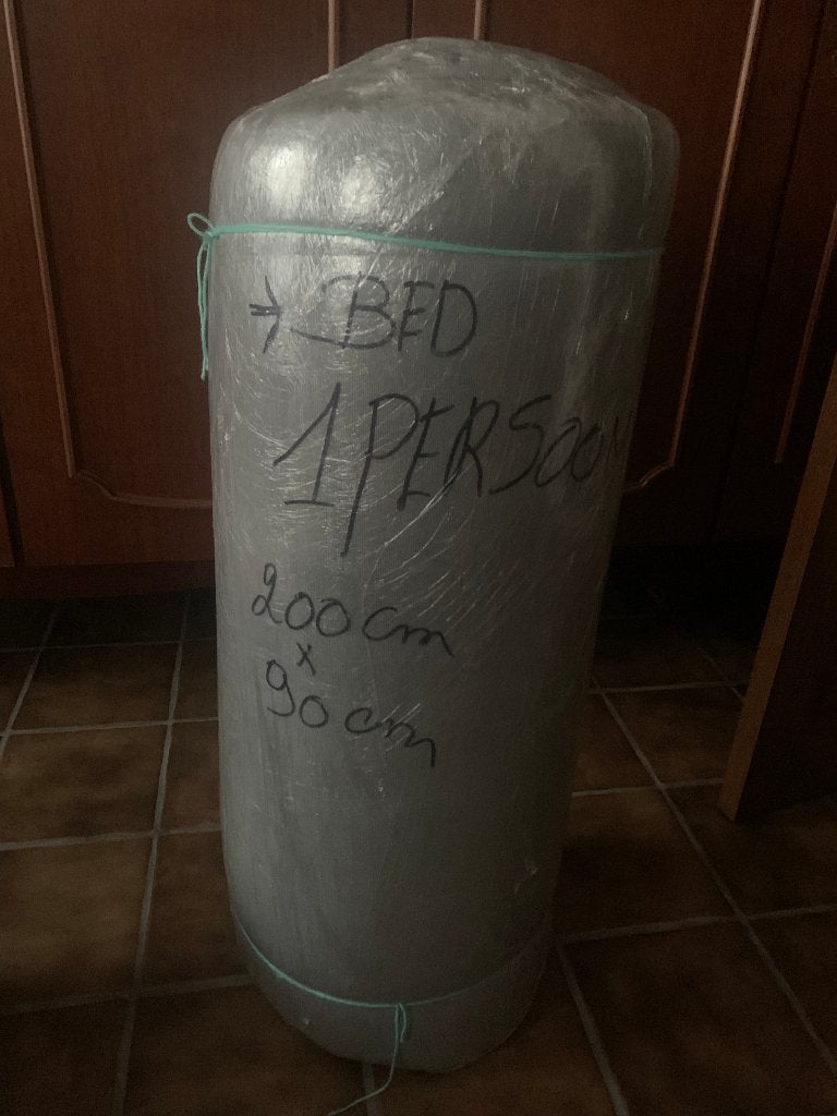 1‑persoons topper - overtrek – 200 x 90 cm, Ophalen of Verzenden
