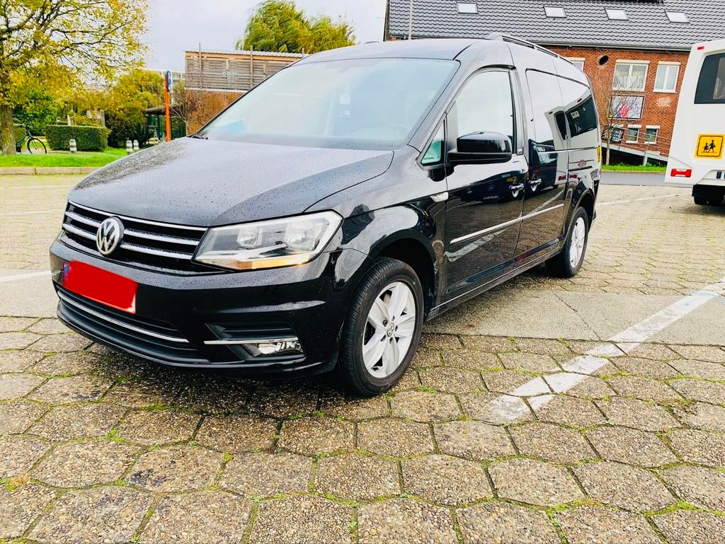 Vw Caddy Maxi 7 places 2.0 TDI en très bon état, Autos, Volkswagen, Particulier, Caddy Maxi, ABS, Phares directionnels, Régulateur de distance