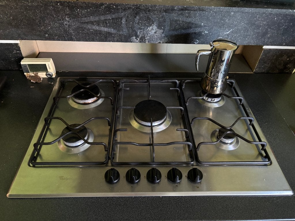 Gasfornuis, Ophalen, Gebruikt, Inbouw, Gas