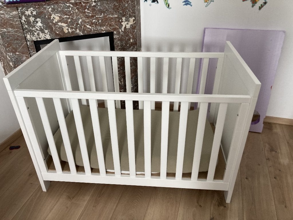 Lit bébé réglable en hauteur Bopita 60x120x80, Enlèvement, Comme neuf, Lit