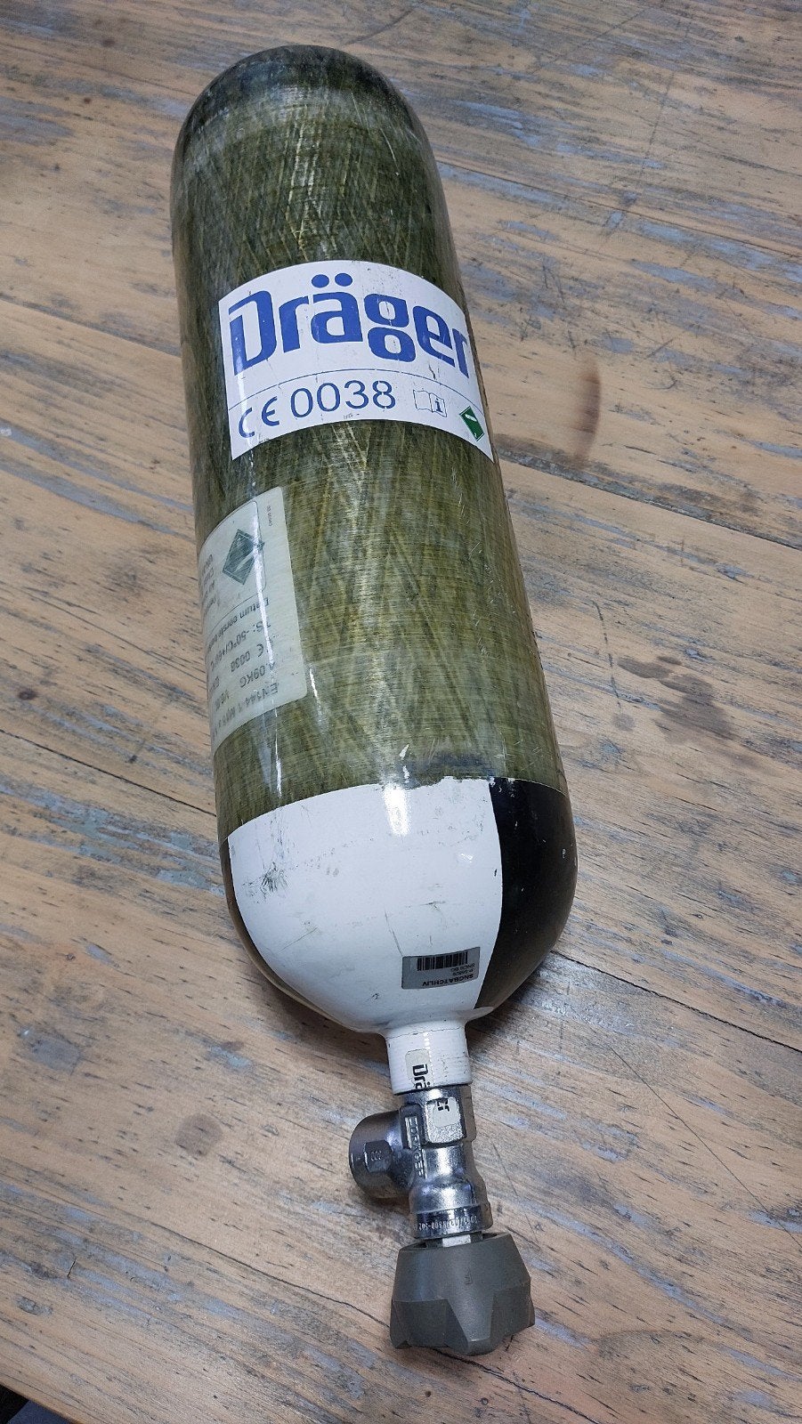 Drager carbon persluchtfles, Doe-het-zelf en Bouw, Ophalen