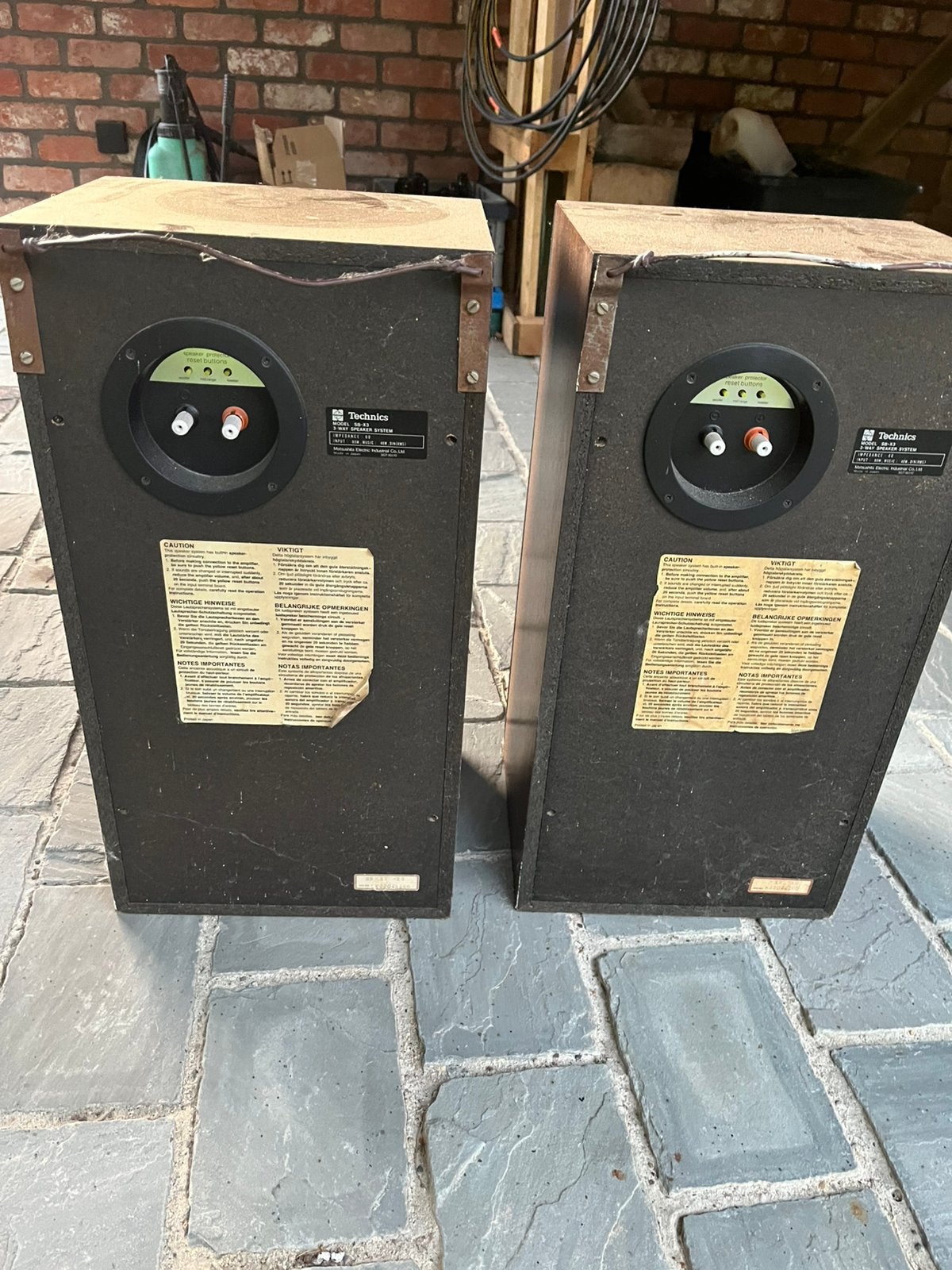 Haut-parleurs 3 voies vintage Technics SB-X3 (Set), TV, Hi-fi & Vidéo, Enceintes, Comme neuf, Enceinte colonne, Enlèvement