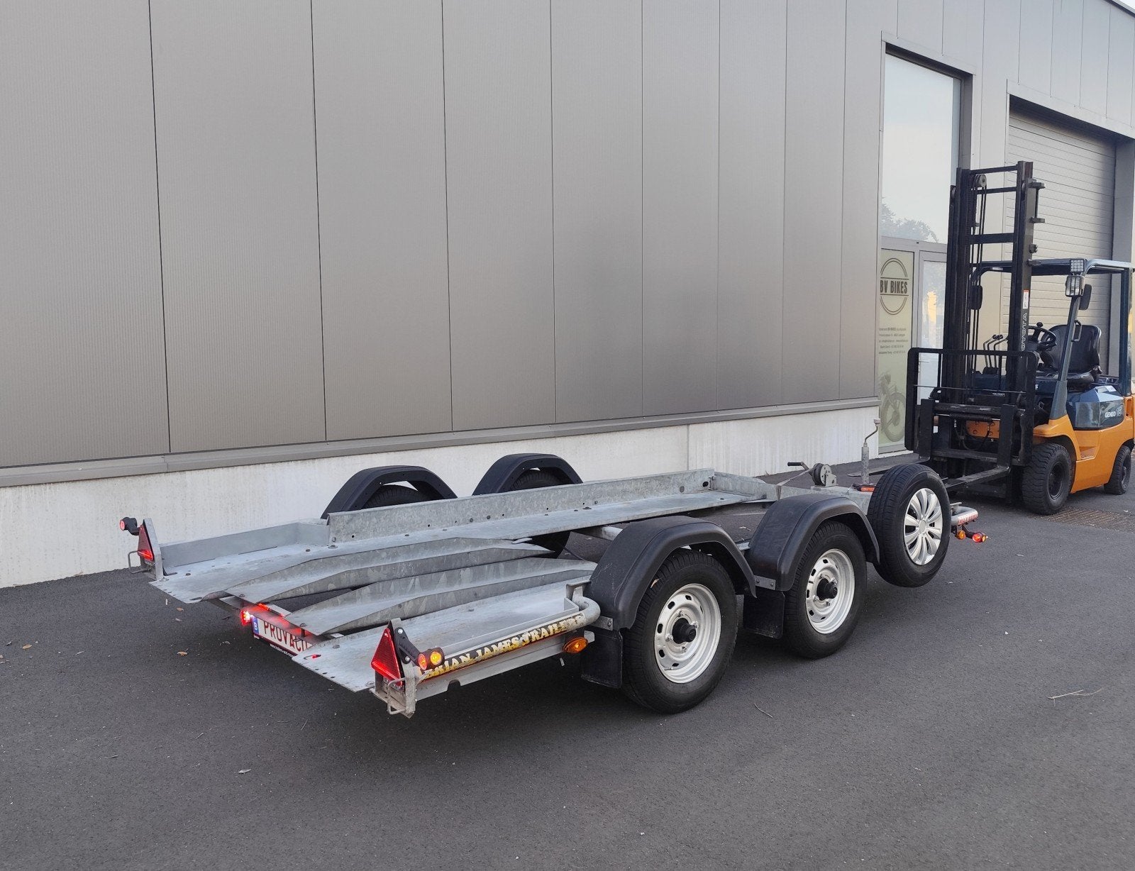 Autotrailer mtm 2000kg • brain james • perfecte staat, Autos : Divers, Remorques, Enlèvement