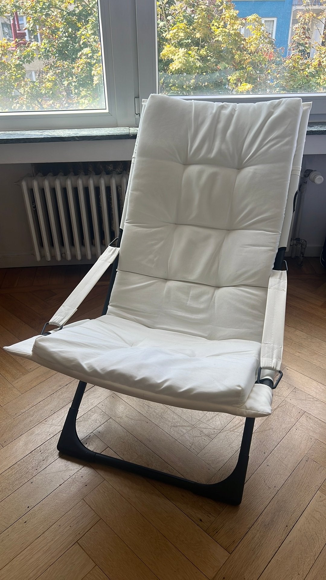 Chaise longue beige, Jardin & Terrasse, Enlèvement ou Envoi, Comme neuf