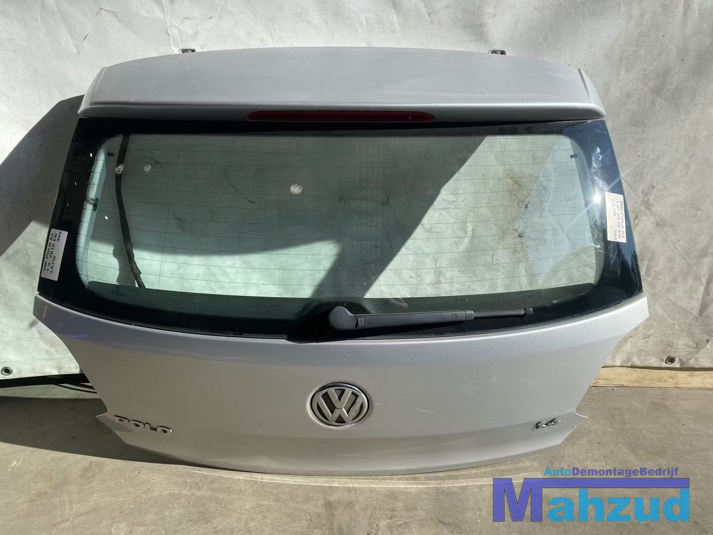 VW POLO 6R zilver LA7W Achterklep 2009-2016, Auto-onderdelen, Gebruikt, Volkswagen AG, Vw@volkswagen.de, Achter