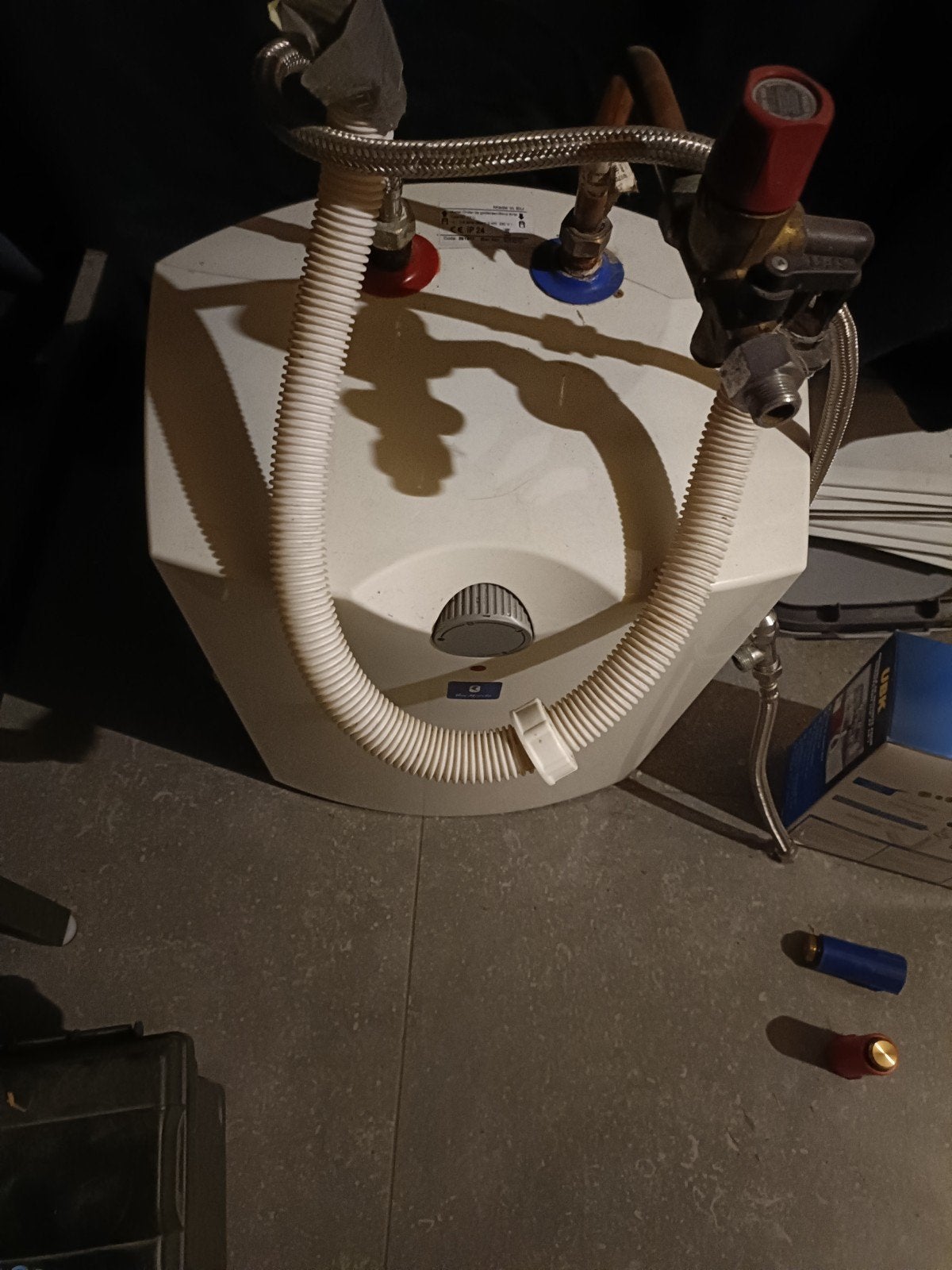 elektrische boiler 2kw vanmarcke, Ophalen, Gebruikt, Boiler, Minder dan 20 liter