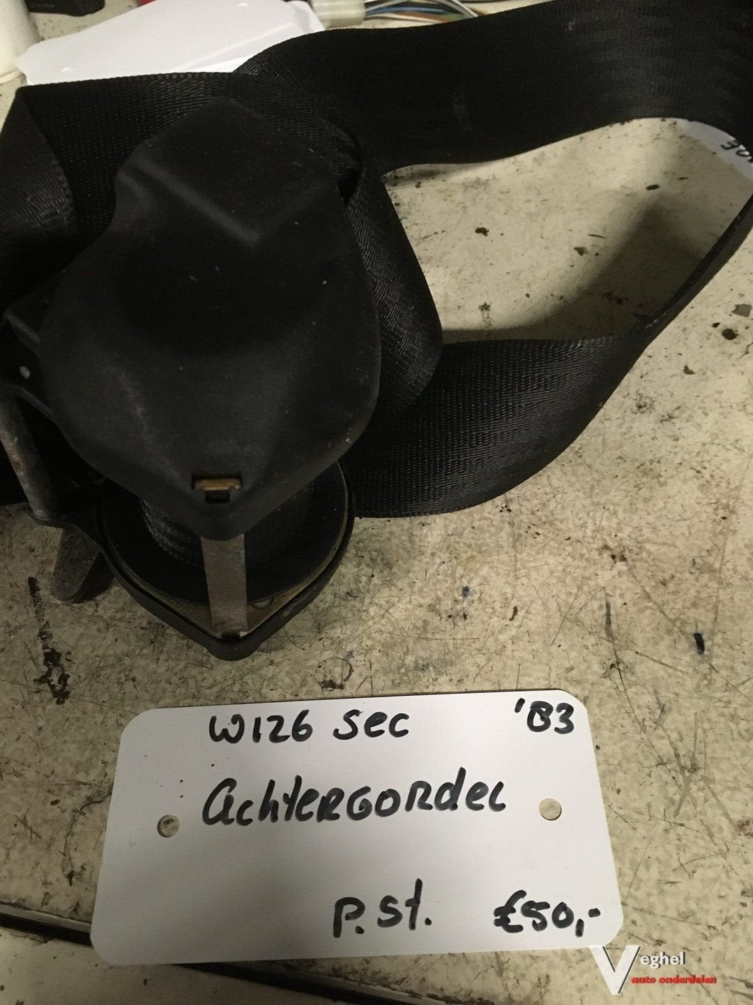 Mercedes w126 sec achtergordel, -, Utilisé, -, -