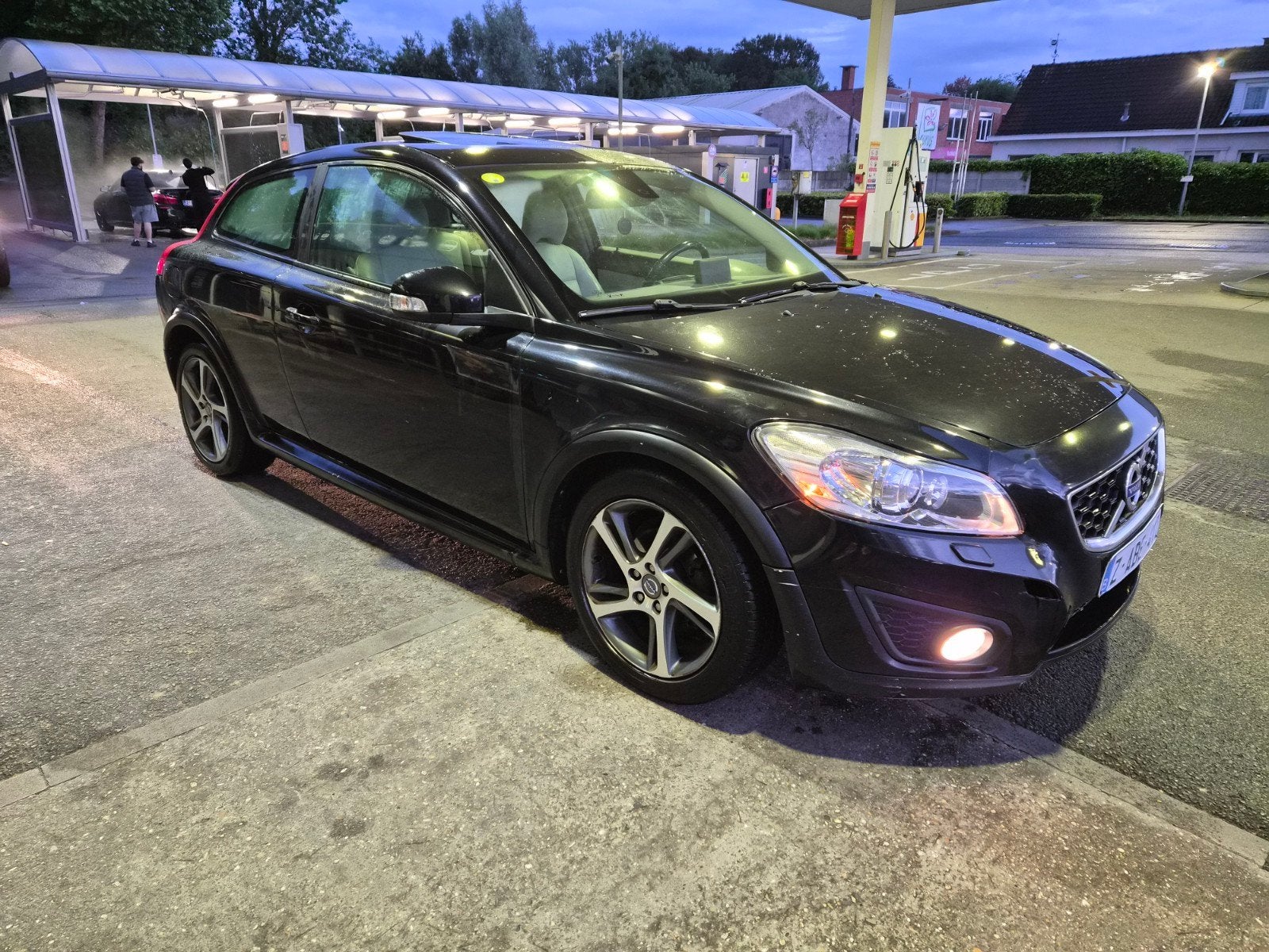 Volvo C30 1.6D R-Design, Auto's, Euro 5, Beige, Leder, Bedrijf