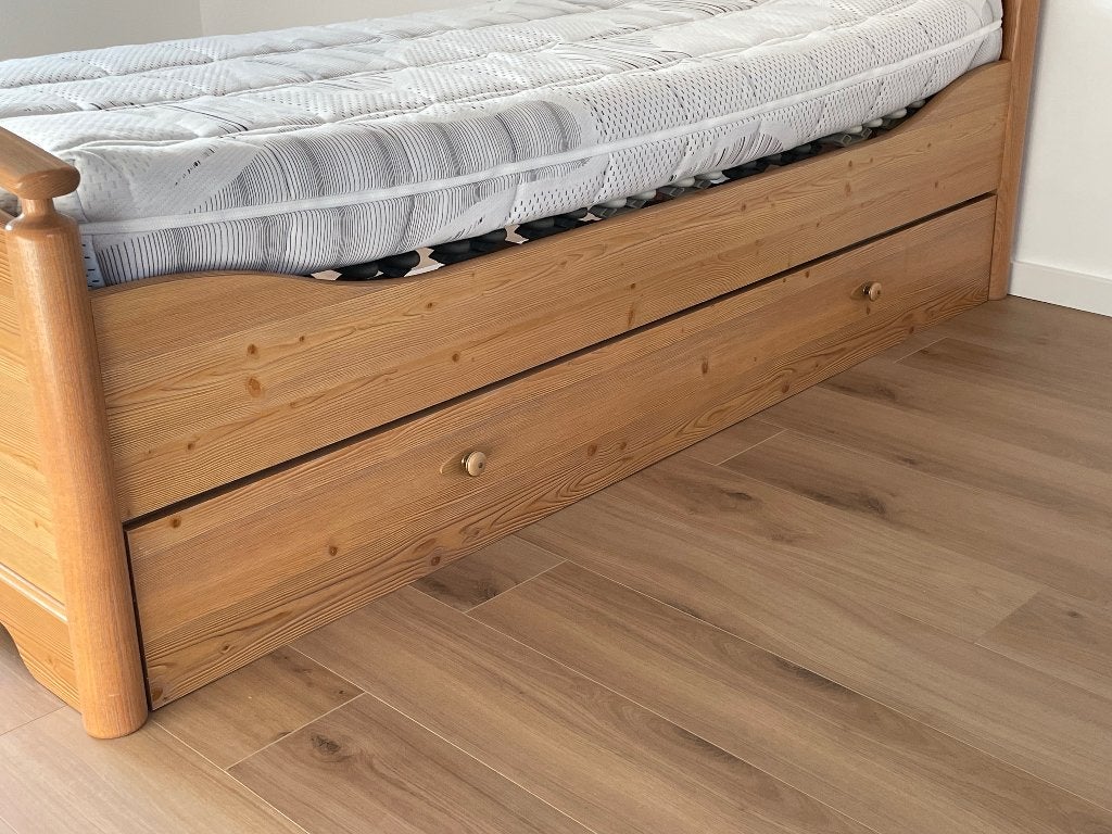Eenpersoonsbed, Enlèvement, Comme neuf, Une personne, Bois