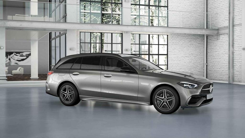 Mercedes-Benz C-Klasse Break 300 e AMG Line | Panoramisch Da, Autos, Argent ou Gris, 1800 kg, Entreprise, Carnet d'entretien