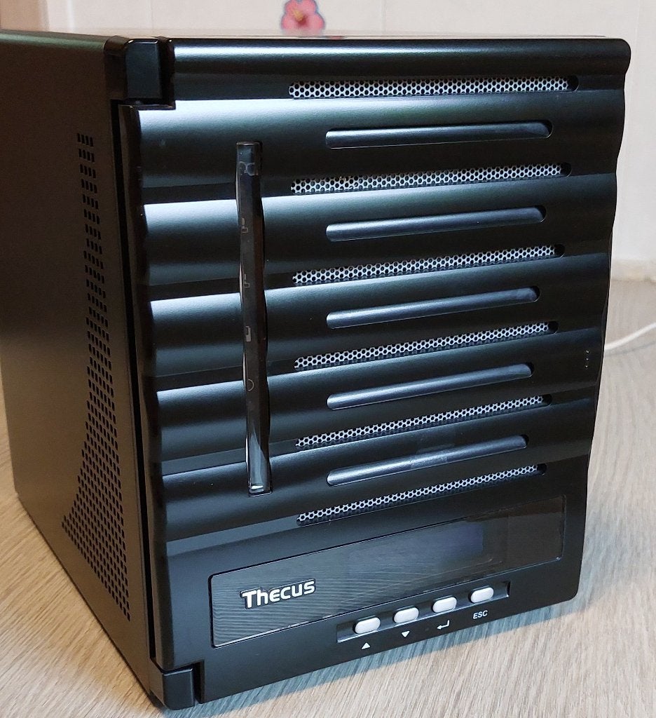 NAS THECUS PRO N5550 - 5 VAKKEN, Computers en Software, NAS, Zo goed als nieuw, Ophalen of Verzenden