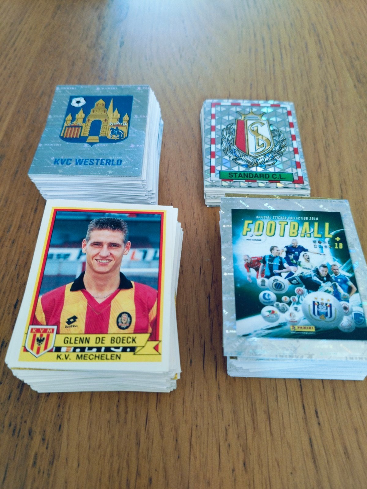Lot van 391 Panini stickers Belgische competitie, Collections, Enlèvement ou Envoi