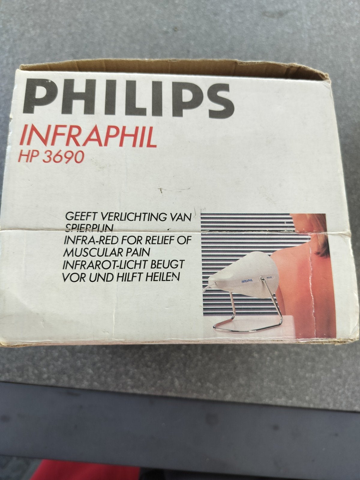 Lampe infrarouge Philips Infraphil HP3690, Enlèvement
