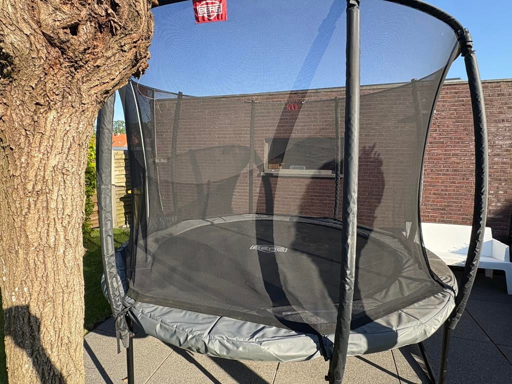 BERG Champion  Ø380 cm – Safety Net Deluxe + ladder, Kinderen en Baby's, Ophalen, Gebruikt
