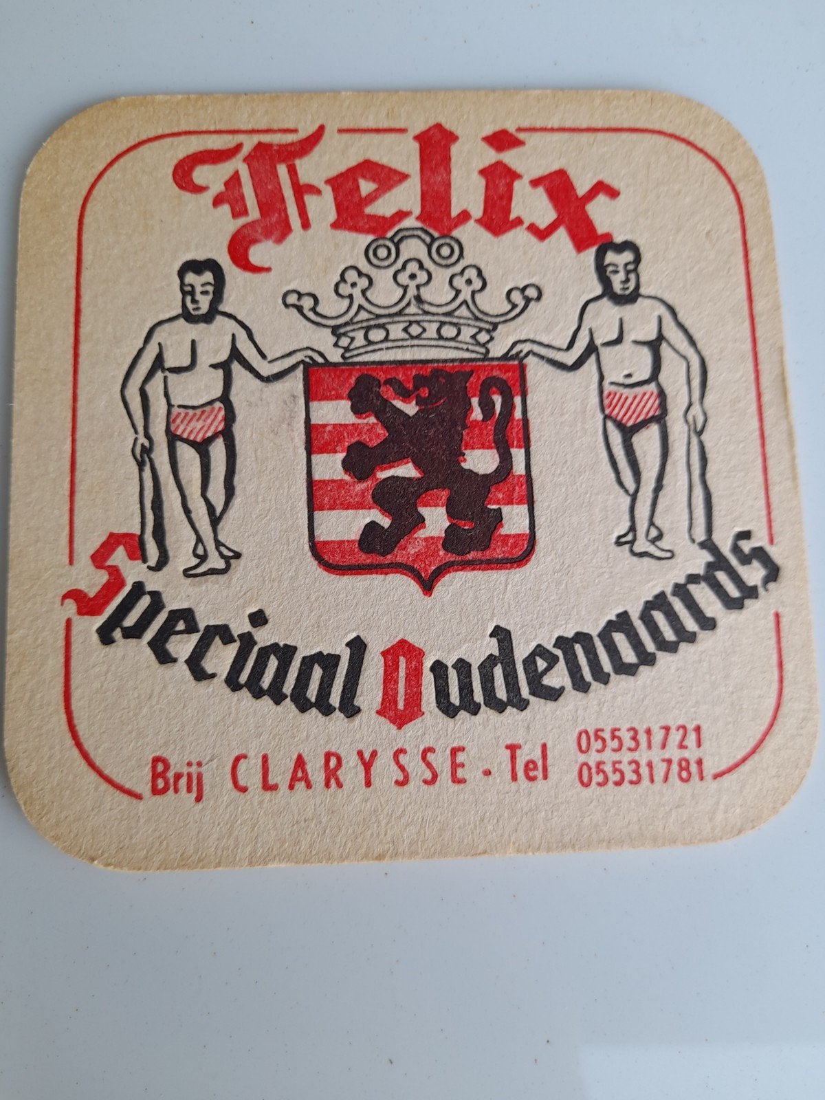 Bierviltje brouwerij clarysse oudenaarde, Ophalen of Verzenden