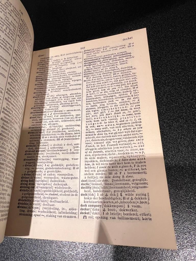 Kramers' Engelsch woordenboek Engelsch - Nederlandsch 14e dr, Antiek en Kunst, Ophalen of Verzenden