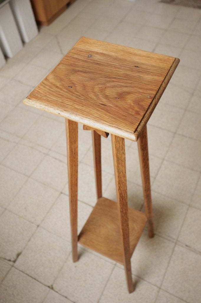 Eiken plantenstand / plantenstaander, Huis en Inrichting, Ophalen, Zo goed als nieuw