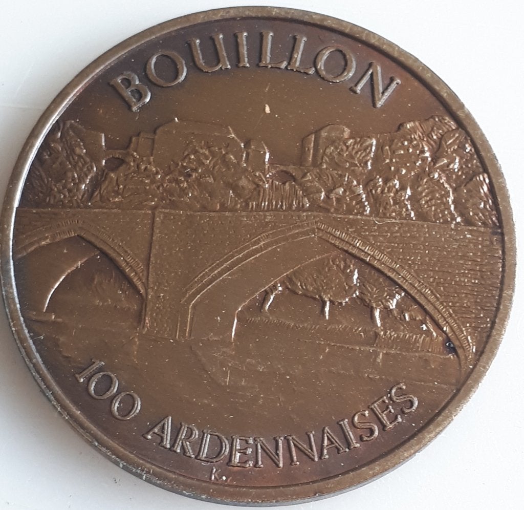 Badge municipal BOUILLON/100 ARDENNAISES, Enlèvement ou Envoi