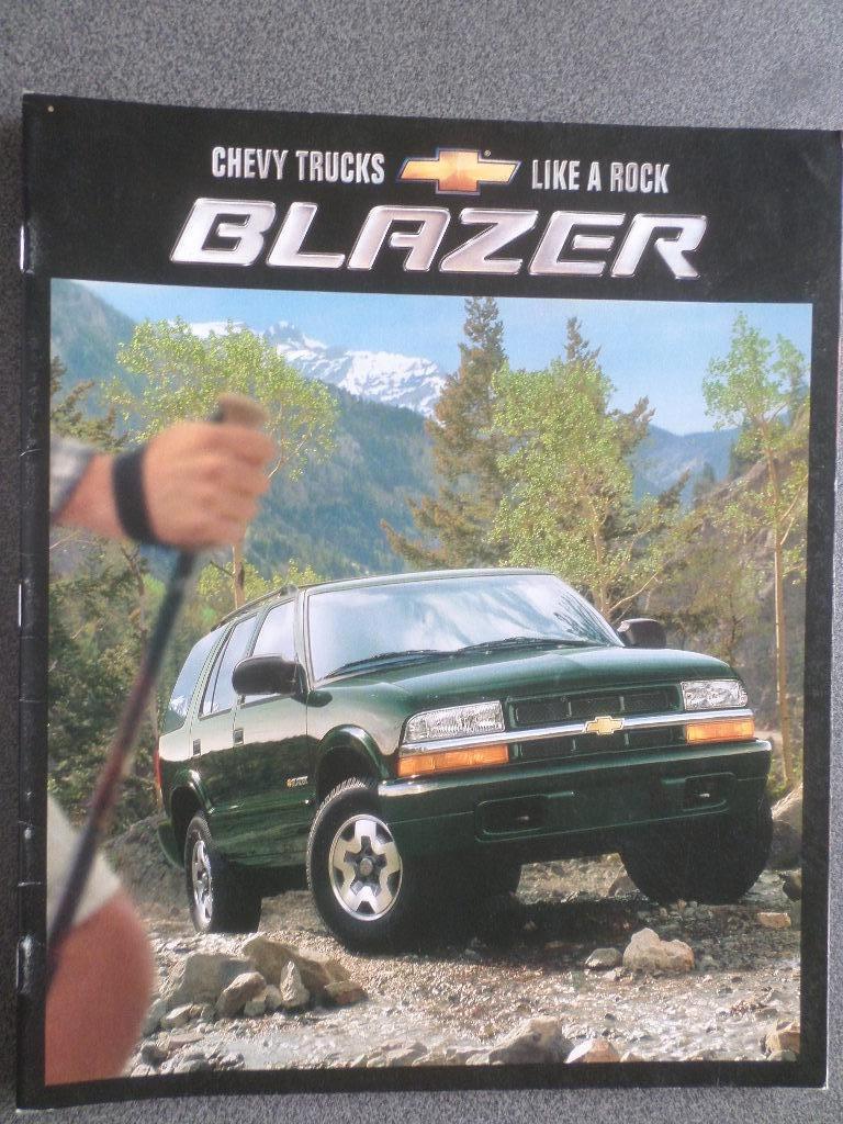 Brochure du Chevy Blazer 2002 aux États-Unis, Livres, Autos | Brochures & Magazines, Enlèvement ou Envoi