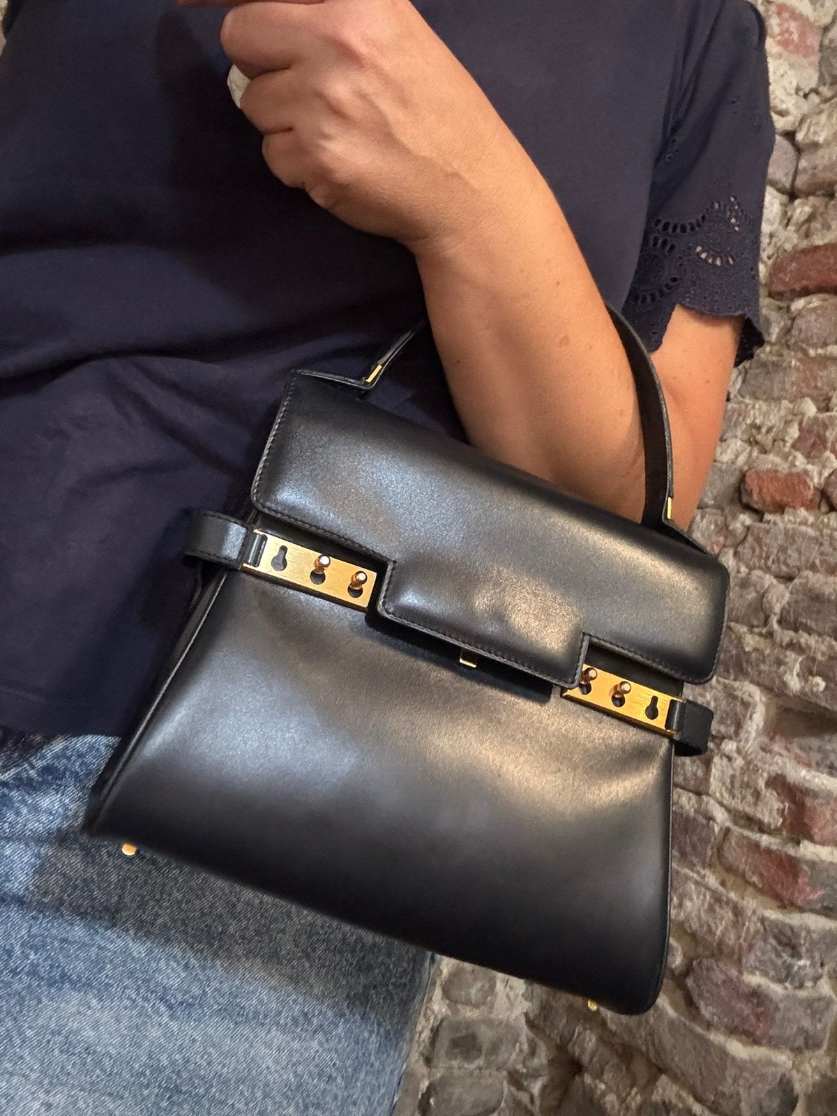 Delvaux Tempéte Blauw, Ophalen of Verzenden, Gebruikt, Blauw