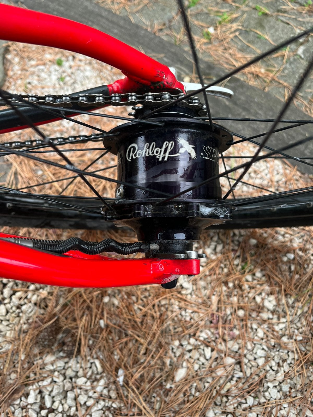 Santos Marathon mountainbike met Rohloff versnellingen, Ophalen, Gebruikt, Velgrem, V-brakes