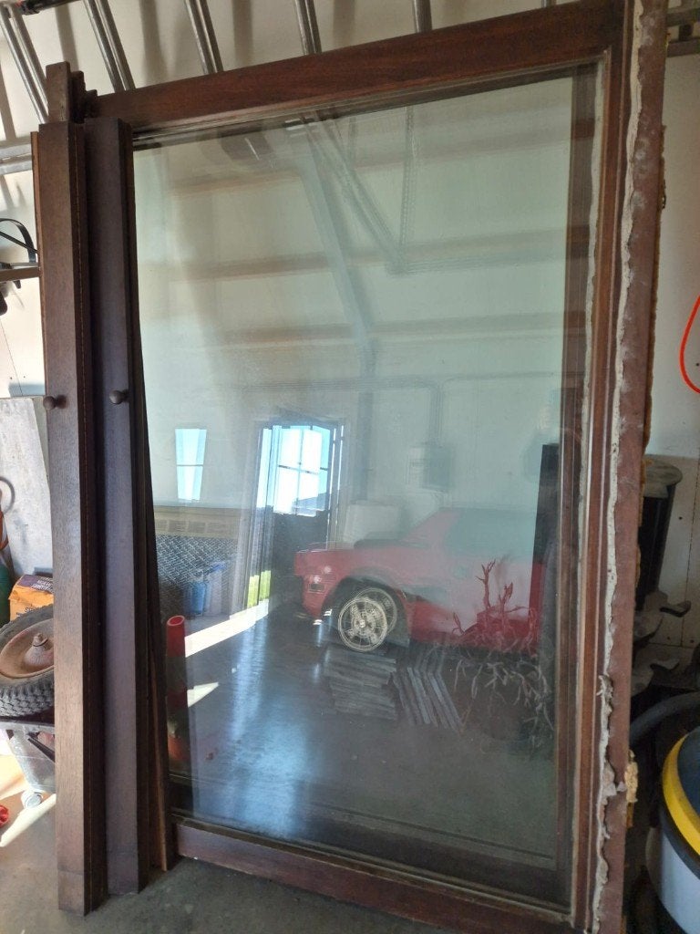 ramen in goede staat, Doe-het-zelf en Bouw, Ophalen, Gevelraam of Ruit, Gebruikt, 120 tot 160 cm