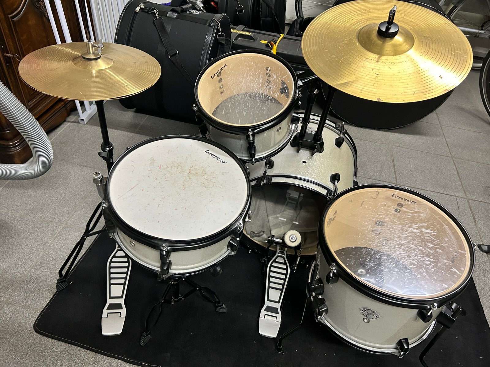 Ludwig Pocket Kit Drum Set, Ophalen, Gebruikt, Ludwig