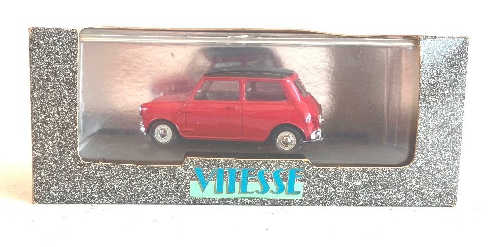 Austin Mini Cooper S rood-zwart Vitesse 580., Enlèvement ou Envoi, Comme neuf, Voiture, Autres marques