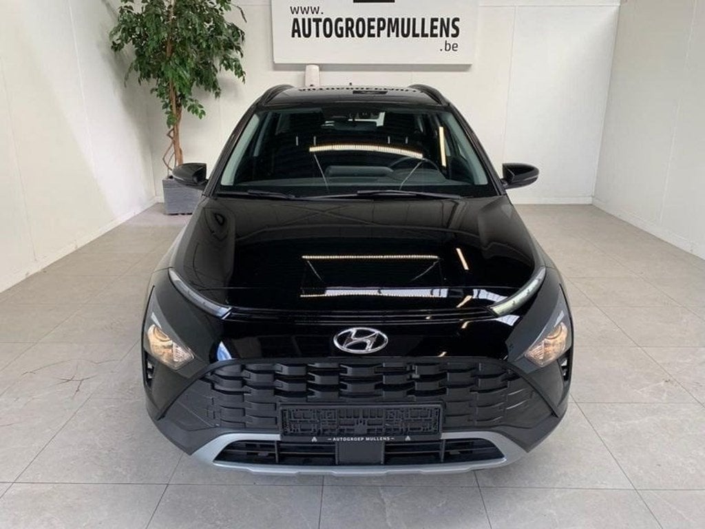 Hyundai Bayon T-GDi 48V Techno 7DCT, Auto's, Automaat, Zwart, 100 pk, Bedrijf