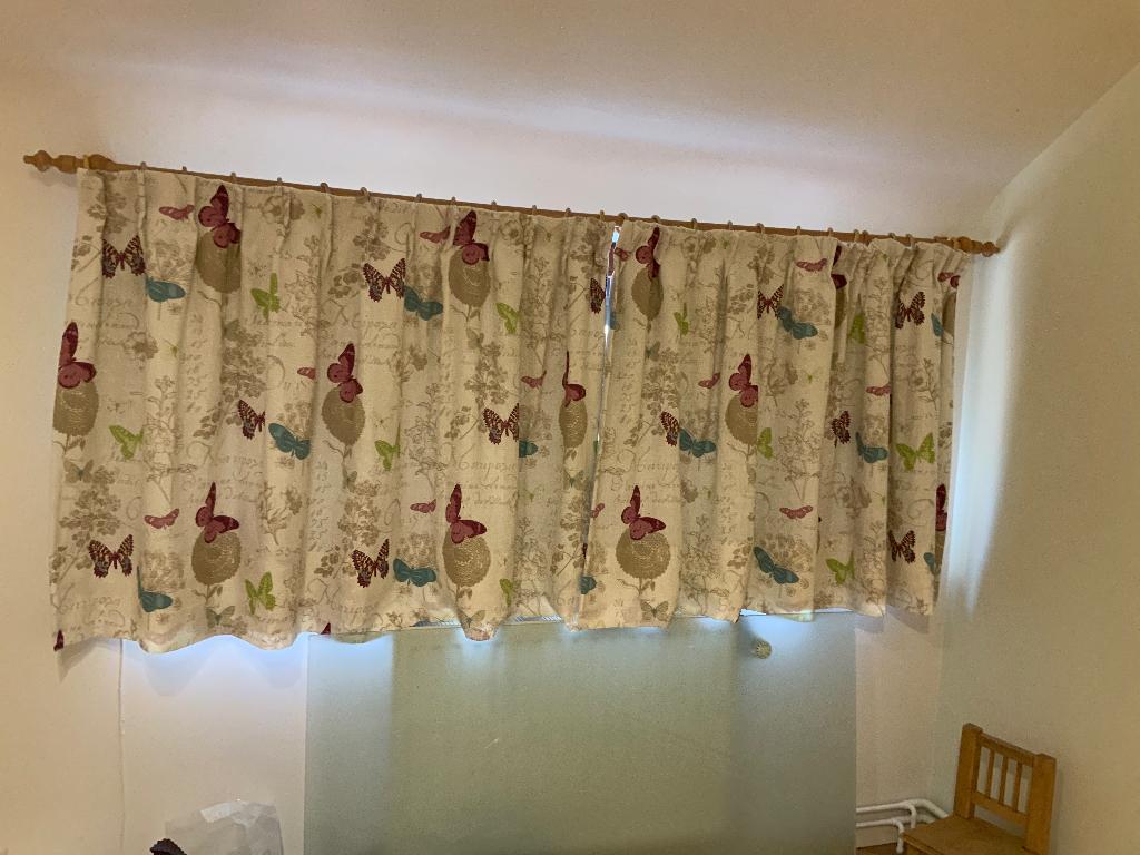 Tentures en lin, 200 cm ou plus, Romantique, Moins de 100 cm, Comme neuf