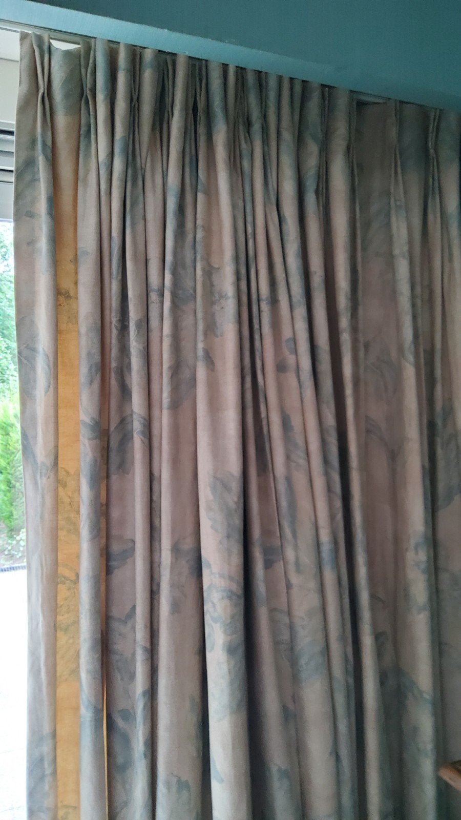 Draperies - rideaux 2 x largeur 385 cm, longueur 217, Maison & Meubles, Enlèvement, Rose, Translucide