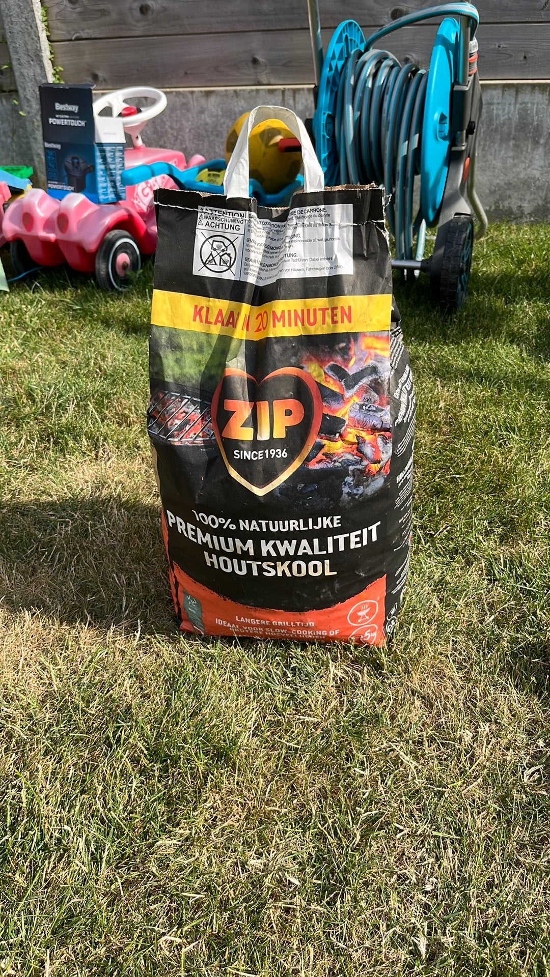 ZIP houtskool 5 kg - ongeopend, Ophalen