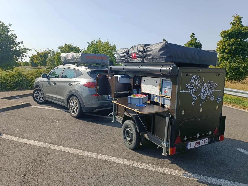 Remorque aménagée sur mesure, Enlèvement