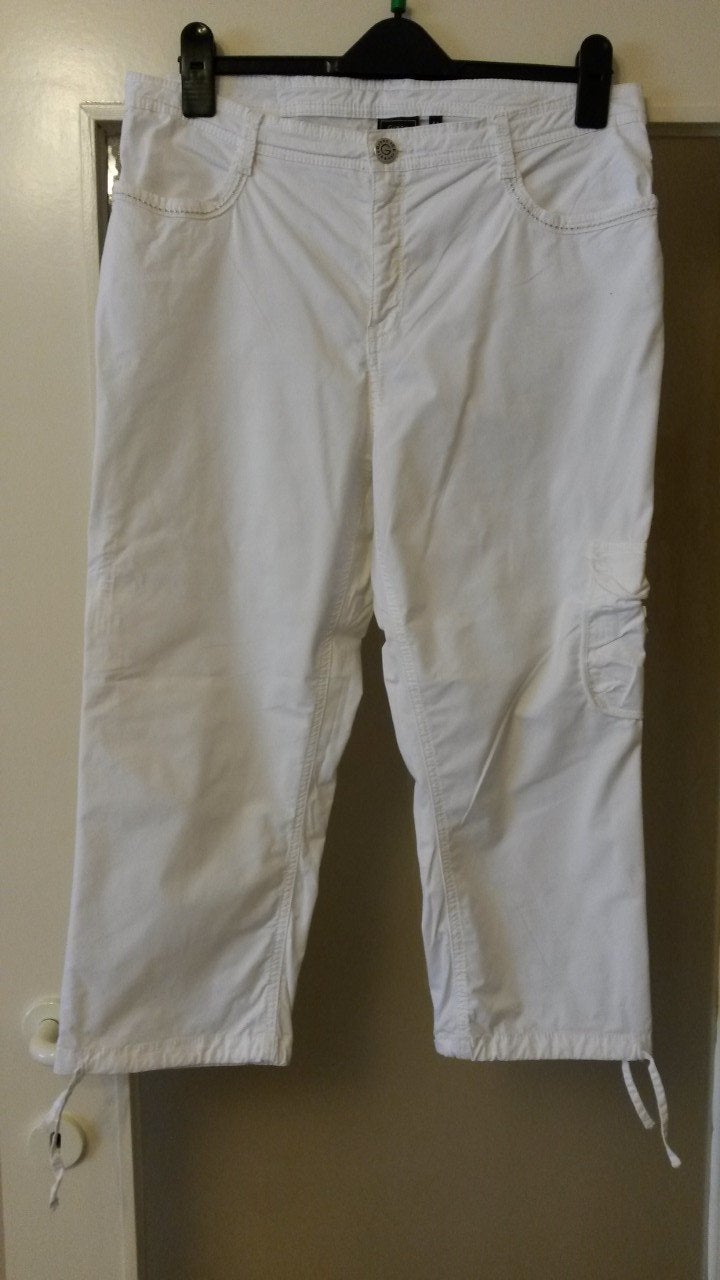 Witte broek volledig nieuw, Ophalen, Wit, Maat 42/44 (L), Nieuw