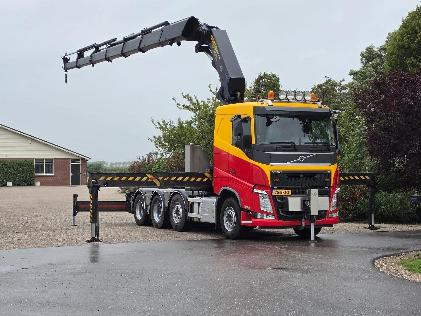 Volvo FH 500 8X4 ! PALFINGER 72002 72TM ! Tracteur/remorqu, Achat, Euro 6, Entreprise, 2 places