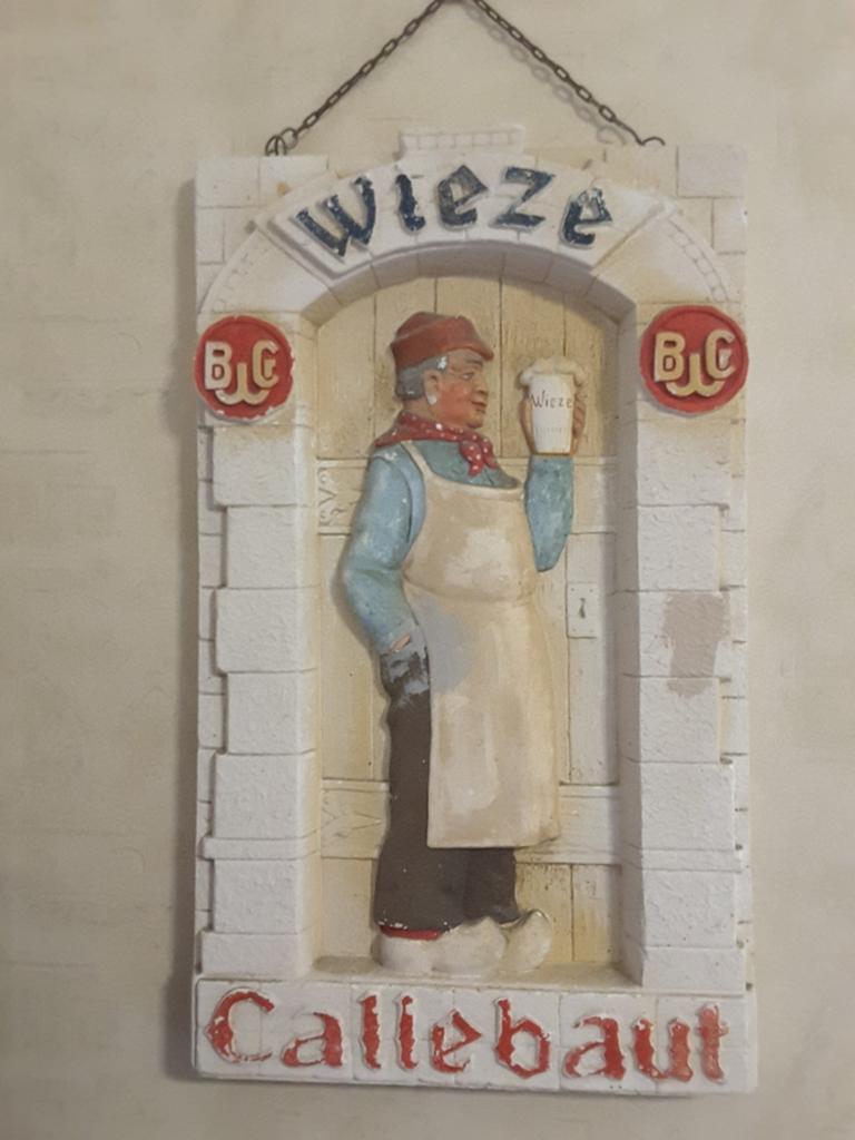 Callebaut Wieze Beschilderd plaaster VANDENBALCK, Ophalen