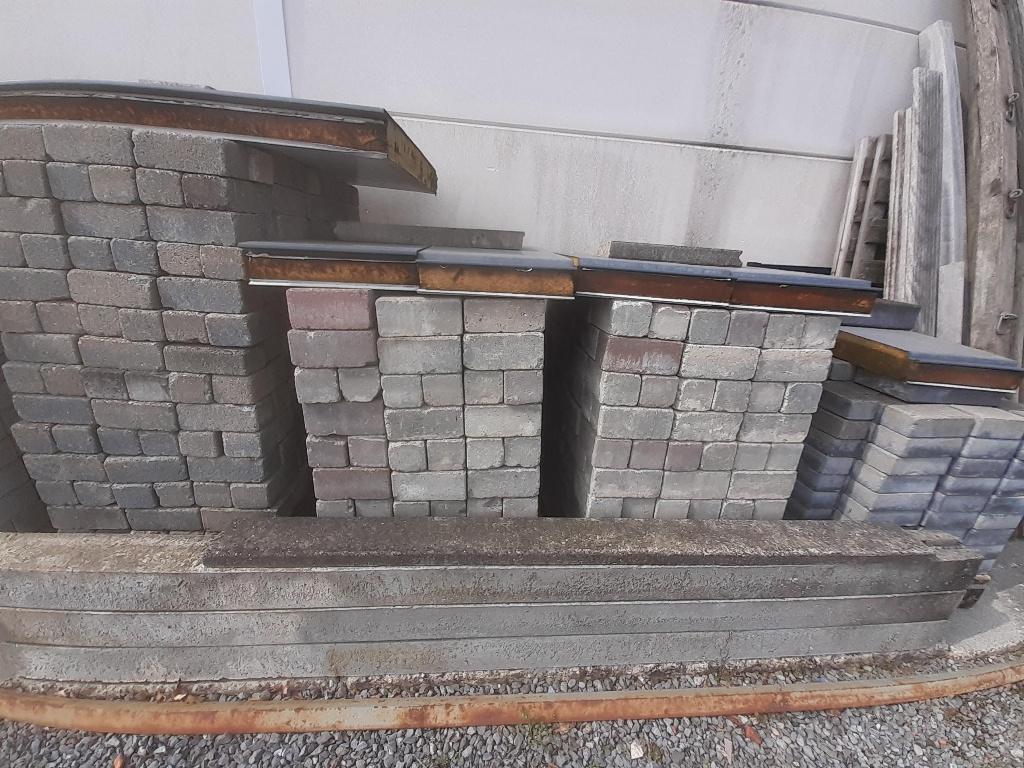 KLINKERS, Béton, Enlèvement, Utilisé, Briques