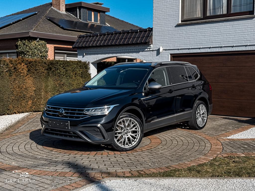 Volkswagen Tiguan Allspace 2.0 TDI/Business/DSG/360 Camera, Auto's, Volkswagen, 4 cilinders, Zwart, Bedrijf, 5 deurs