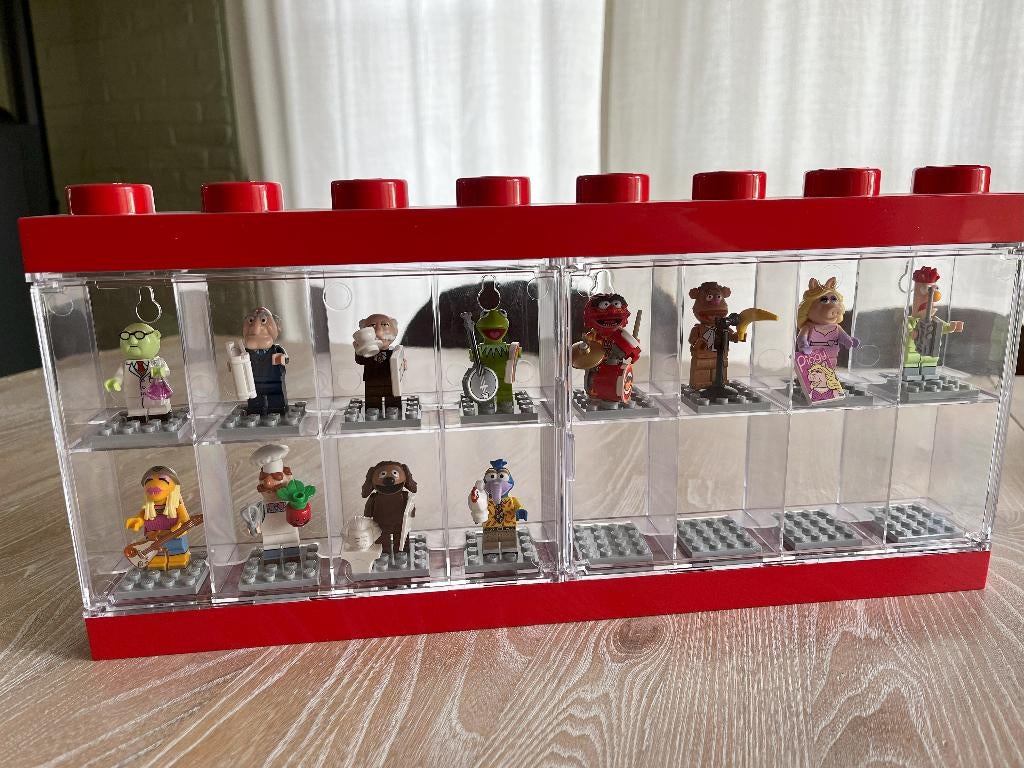 Lego 12 minifigures Muppets in vitrinekastje nieuw, Ophalen of Verzenden, Nieuw, Complete set, Lego
